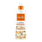 Vooki Nature Powered Natural Dish Wash Gel, No Preservatives, No Synthetic Colors – 500 ml (Pack of 1)