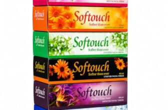 Softouch 2 Ply Facial Tissue Box 100 Pulls Each Pack (200 Sheets) Pack Of 6-600 Pulls Ultra Soft, Highly Absorbent & Skin Friendly Face Tissue Daily Use Tissue Paper (1200 sheets)