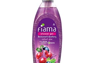 Fiama Body Wash Shower Gel Blackcurrant & Bearberry, 500ml, Body Wash for Women & Men with Skin Conditioners for Radiant Skin, Suitable for All Skin Types