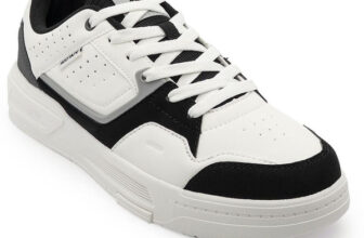 RED TAPE Men’s Lifestyle Sneakers for Clean Comfort and Casual Fit Sneakers For Men(White, Black , 8)