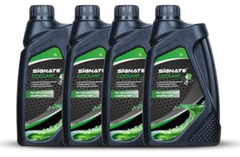 Signate Coolant Water for Cars Premium Engine Coolant Liquid – 1L Compatible with Most Vehicles (Pack 4)