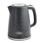 Tower Electric Kettle 1.7L Strix Controller 360° Base Grey