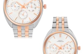 French Connection Analog Silver Dial Couple’s Watch| Pair Watch|-FCN0113RTM