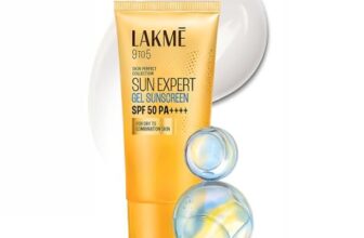 Lakmē Water Light Gel in-Vivo Tested SPF 50 PA++++ Sunscreen with Niacinamide for Oily Skin 50g