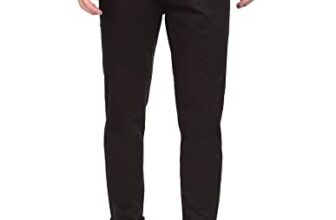 U.S. POLO ASSN. Men’s Mid Rise Denver Slim Fit Casual Trouser (USTRO0515D_Black_34)
