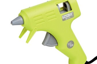 RAPID Fun2Fix G1010 Mini Glue Gun with Integrated Stand, 8W, for 7mm Glue Sticks (Free 6 Coloured Glue Sticks)