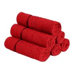 Story@Home Face Towel Set of 6 | 100% Cotton | 450 GSM | Wine Red | Quick Dry Towels for Facewash | Towels for Men/Women | Towel for Face | Ideal Kitchen Towel | Perfect for Everyday Use