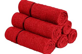 Story@Home Face Towel Set of 6 | 100% Cotton | 450 GSM | Wine Red | Quick Dry Towels for Facewash | Towels for Men/Women | Towel for Face | Ideal Kitchen Towel | Perfect for Everyday Use