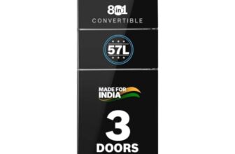 Bosch 335L 3 Star Frost Free Triple Door Maxflex Refrigerator | 8-in-1 Convertible | 57L Extra Flexible Zone | VitaFresh | 18 Hrs Cooling Retention | VarioInverter (CMC36K23VI,Black Pearl,2026 Model)