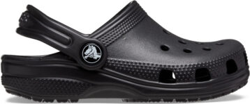 CROCS Boys & Girls Sling Back Clogs(Black , 12-18 Months)