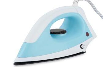 CG -IRADR1000 Adrina Dry Iron 1000 W with Anti-Bacterial Non-Stick, German Coated Soleplate, 360 Degree Flexi Cord, Shock Proof Body, BIS Certified 2 Yr Replacement Manufacturer Warranty