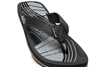 SOLETHREADS STAN | Suave | Uber Cool | Stylish | Trendy | Skid Resistant | Eye catching | Slippers Flip Flops for Men|UK 6|Black/Tan
