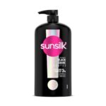 Sunsilk Stunning Black Shine Shampoo 1 l| with Amla + Oil & Pearl Protein| Gives Shiny| Moisturised and Fuller Hair – Paraben Free