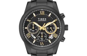TIMEX Round 44mm Black Dial Analog Men Watch – TWEG39202