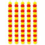 Upyog Artificial Marigold Flower Garland Strings Decorative Hanging Toran, Yellow & Orange