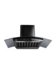 Glen ISPA AC BL 90 1200 1200 CMH 90 cm Curved Glass 90 cm|Digital Display|Touch & Gesture Control| Autoclean| Filterless|Powerful Suction | Low Noise Auto Clean Chimney(Wall Mounted, Black)