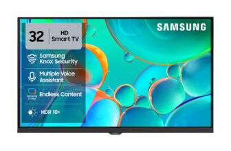 Samsung 80 cm (32 inch) HD Ready LED Smart Tizen TV with Voice Assistance Remote Control | 100+ Free Channels | HDR 10+ Support | PurColor | Samsung Knox Security | Digital Tuner | Object Tracking Sound Lite | Adaptive Sound | Q-Symphony(UA32H4500FUXXL)