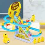 Storio Tweetie Sliding Track Set Toys for Kids – Ducklings Stair Climbing Toys for Kids, Escalator Toy with Lights and Music with 3 Duckling