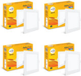 Wipro 7 W Alpha Panel Square 4000k (Pack of 4 ) Ceiling Light Ceiling Lamp(White)