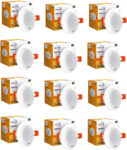 Wipro Garnet 3W LED Mini Downlight, Pack of 12 Recessed Ceiling Light Ceiling Lamp(White)