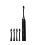 Dangfly X-3 Electric Toothbrush, USB Rechargeable Sonic Toothbrush with 6 Cleaning Modes, 4 Brush Heads, Smart Timer, IPX7 Waterproof (multicolour)