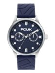 FCUK TRACKOR FW25 Men’s Analog Watch with Blue Case & Matt Blue Dial – FC182U