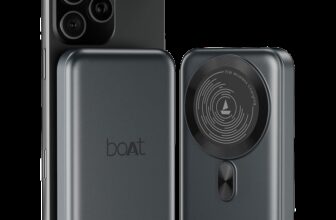 boAt 10000 mAh 22.5 W Wired & Wireless With MagSafe Compact Pocket Size Power Bank(Ash Black, Lithium Polymer, Fast Charging, Quick Charge 3.0, Power Delivery 3.0 for Mobile)