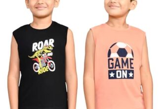 Lux Cozi Boys Pack of 2 Printed Tang Top_COZI_Boyz_201_BLK_PCH_60_2PC