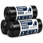 SIYA Thick Garbage Bag 19×21 Inch 90pcs (30pcs x 3Rolls) Medium Size