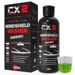 Windshield Washer Fluid Concentrate for Car| 300ml | Streak-Free Glass Cleaning | Removes Dust, Bugs & Road Grime | 20ml Dilution per 1L Water | Safe for Wiper Blades & Car Glass