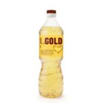 Jivo Gold Refined Oil 1 Litre | Rice Bran and Sunflower Blended Oil | Vitamin A and D Fortified Edible Oil | Contains MUFA and PUFA | High Smoke Point | Ideal for Deep Frying, Stir-Frying and Sautéing