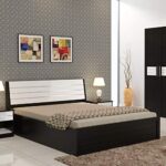 Spacewood Viva V3 Queen Bed with 3/4Th Lifton – Natural Wenge
