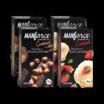 MANFORCE Cocktail Combo Pack (Hazelnut & Chocolate and Strawberry & Vanilla) Condom(Set of 4, 40 Sheets)