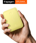 Spigen 10000 mAh 30 W Compact Pocket Size Power Bank(Pastel Yellow, Lithium-ion, Fast Charging for Mobile, Tablet, Laptop, Earbuds)