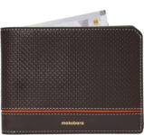 Mokobara Men Casual Brown Genuine Leather Wallet(6 Card Slots)