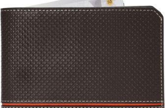 Mokobara Men Casual Brown Genuine Leather Wallet(6 Card Slots)