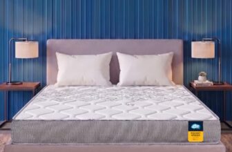 Centuary Mattresses Sleepables |10 Years Warranty | 8-Inch Queen Size Ortho Pocketed Zero Partner Disturbance Plush Quilted Rolled Packed Pocket Spring Mattress (72x60x8)