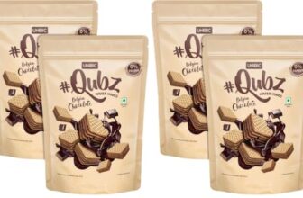 Unibic Foods India Pvt Wafer Qubz Belgium Chocolate 240gm (Pack of 2)
