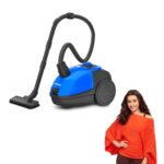 Eureka Forbes Omni Vac Vacuum Cleaner | 1200W Powerful Motor | 19 kPa Suction Power | 5 Cleaning Accessories | Auto Cord Winder | Multi-Surface Cleaning