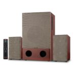 OBAGE Newly Launched Premier-6 2.1 Home Theatre System | 140W Output | 6.5″ Woofer & Dual 3″ Drivers in Each Satellite | Bluetooth 6.0, Digital Bass, Mid & Treble Control | Deep Bass Sound