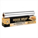 House Wrap Aluminium Foil Paper 25m, | Foil Paper for Food Wrap 11 Microns