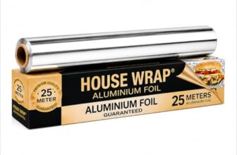House Wrap Aluminium Foil Paper 25m, | Foil Paper for Food Wrap 11 Microns