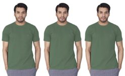 Lux Nitro Men’s Regular Fit (Round Neck T-Shirt_DEEP Grass Green 2XL)