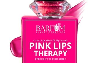 Pink Lips Therapy: 2-in-1 Lip Balm & Exfoliating Scrub – Darkness Treatment for Smokers Pigmented Lips with Beetroot Extracts & Pure Ghee – Brightening Lip Care for Men & Women, 4g