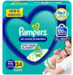 Pampers Baby dry diaper pants new baby nb 34 pack of 1 Pant Diapers – New Born