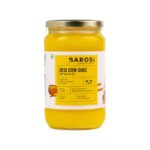 BAROSI A2 Desi Cow Ghee 750ML | Traditional Bilona Method | Curd Churned Danedar Ghee | Lab Tested | Grass-Fed Desi Cow | Pure, Natural, Aromatic | Shudh Cow Ghee | Glass Jar(750ml)
