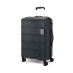 Kamiliant by American Tourister Medium Harrier Edge 8W 68 Cms Check-in (PP) Hard Sided 8 Wheels Spinner Luggage/Suitcase/Trolley Bag (Iron Grey) (Double Wheel)