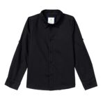 Amazon Brand – Symbol Boy’s Cotton Regular Shirt (SYMAW22SHR02_Black 6-7 Years)