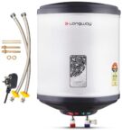 Longway Superb 25 Liters 5 Star Rated Automatic Storage Water Heater for Home | Water Geyser | Electric Geyser with Multiple Safety System & Anti-Rust Coating | 5 Years Warranty on Tank | Gray