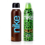 Nike Eau De Toilette Deodorant for Men – Combo pack of 2, Deos for Boys and Men, Sporty and Regular use deos (200ml*2) (Brown + Hub Green)